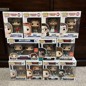 Stranger Things Funko Pop Lot ! READ !